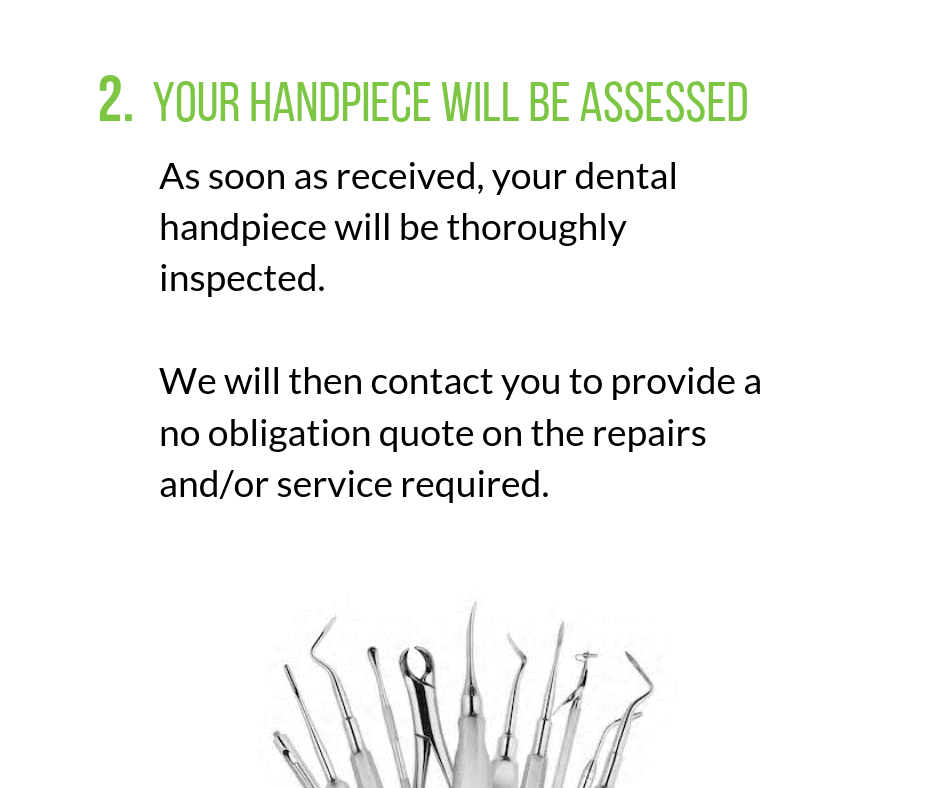 Dental handpiece repair costs Australia