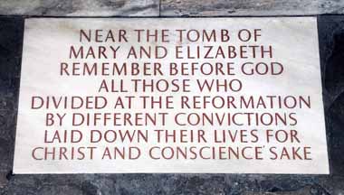  Memorial stone unveiled in 1977 in Westminster Abbey