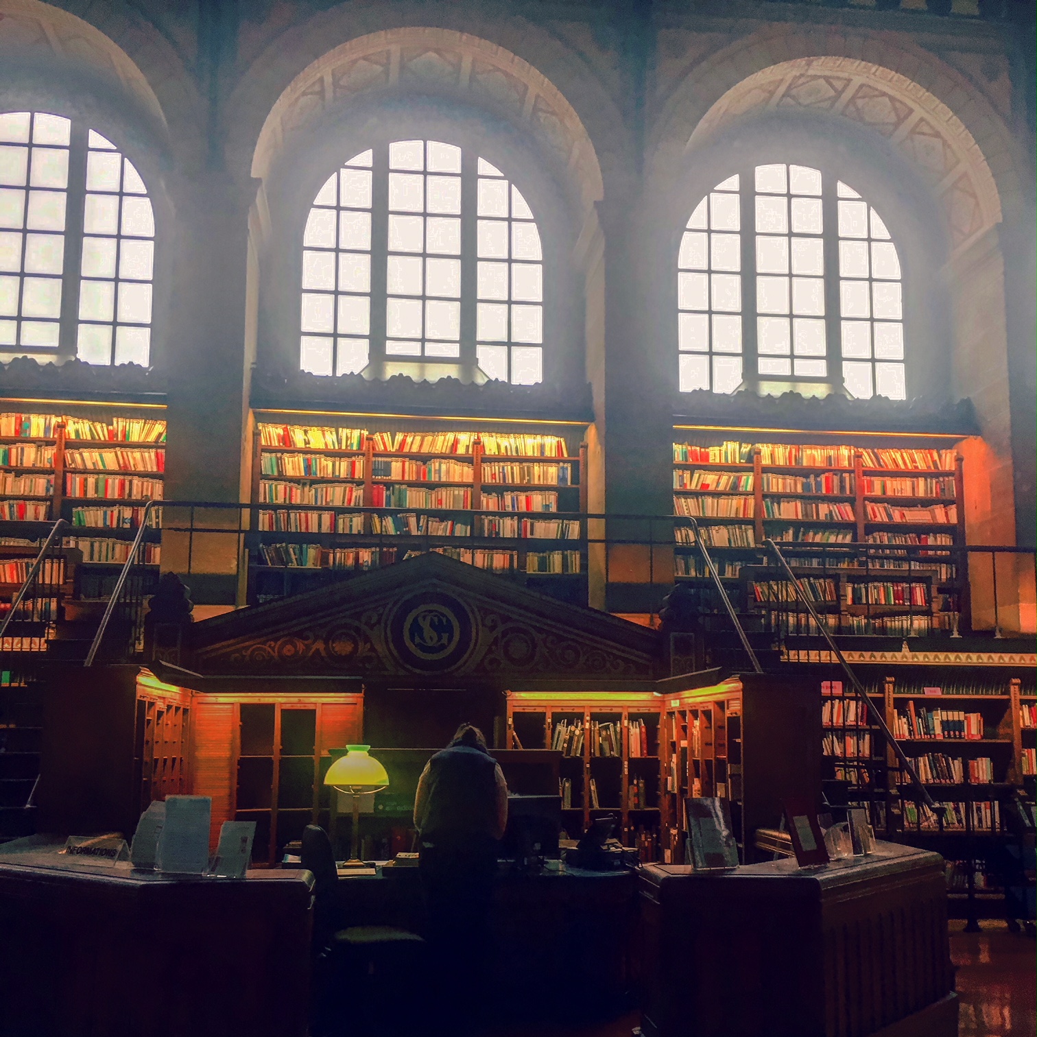 The gorgeous Bibliotèque Sainte-Geneviève in Paris.