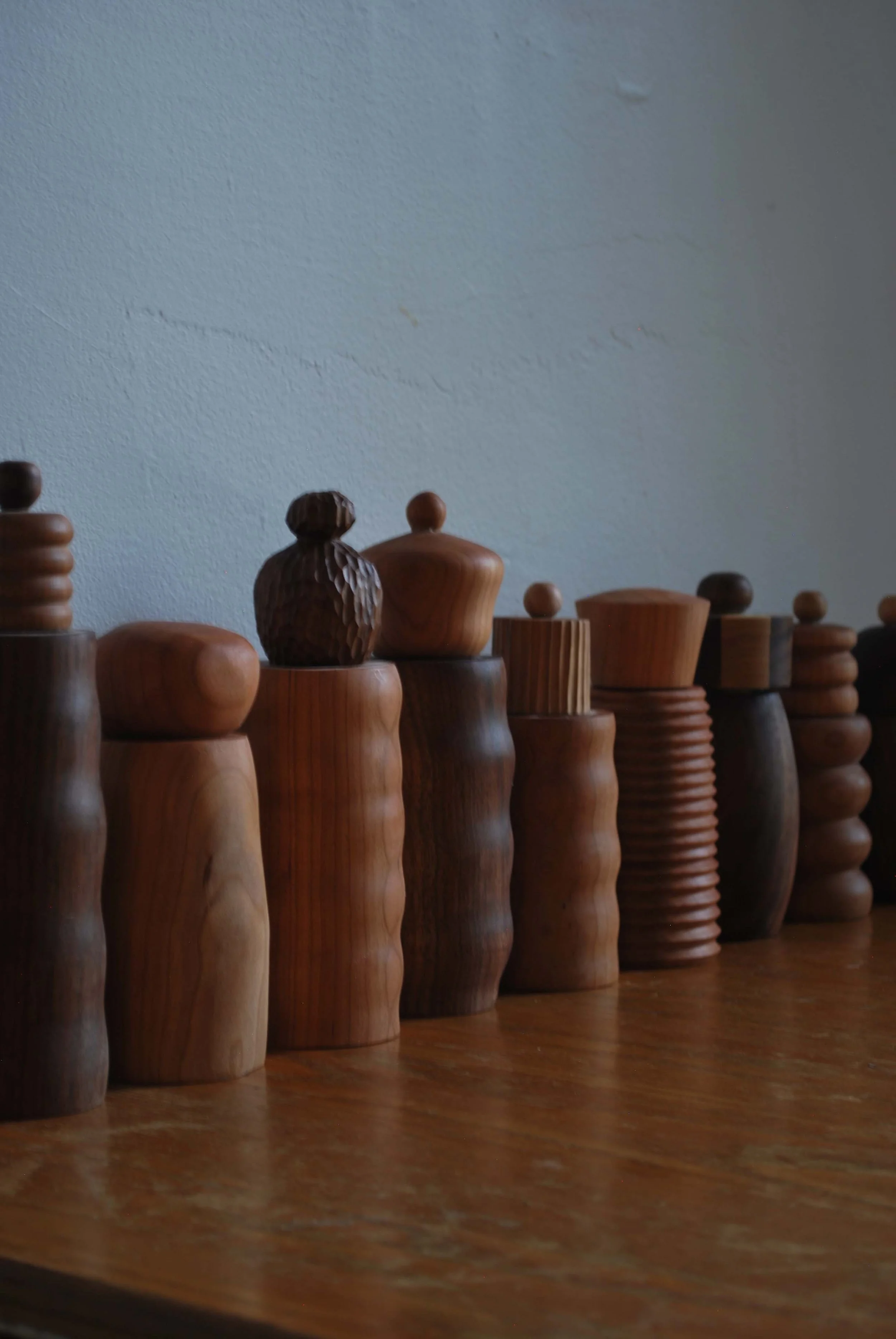 Handmade Geometric peppermill -4