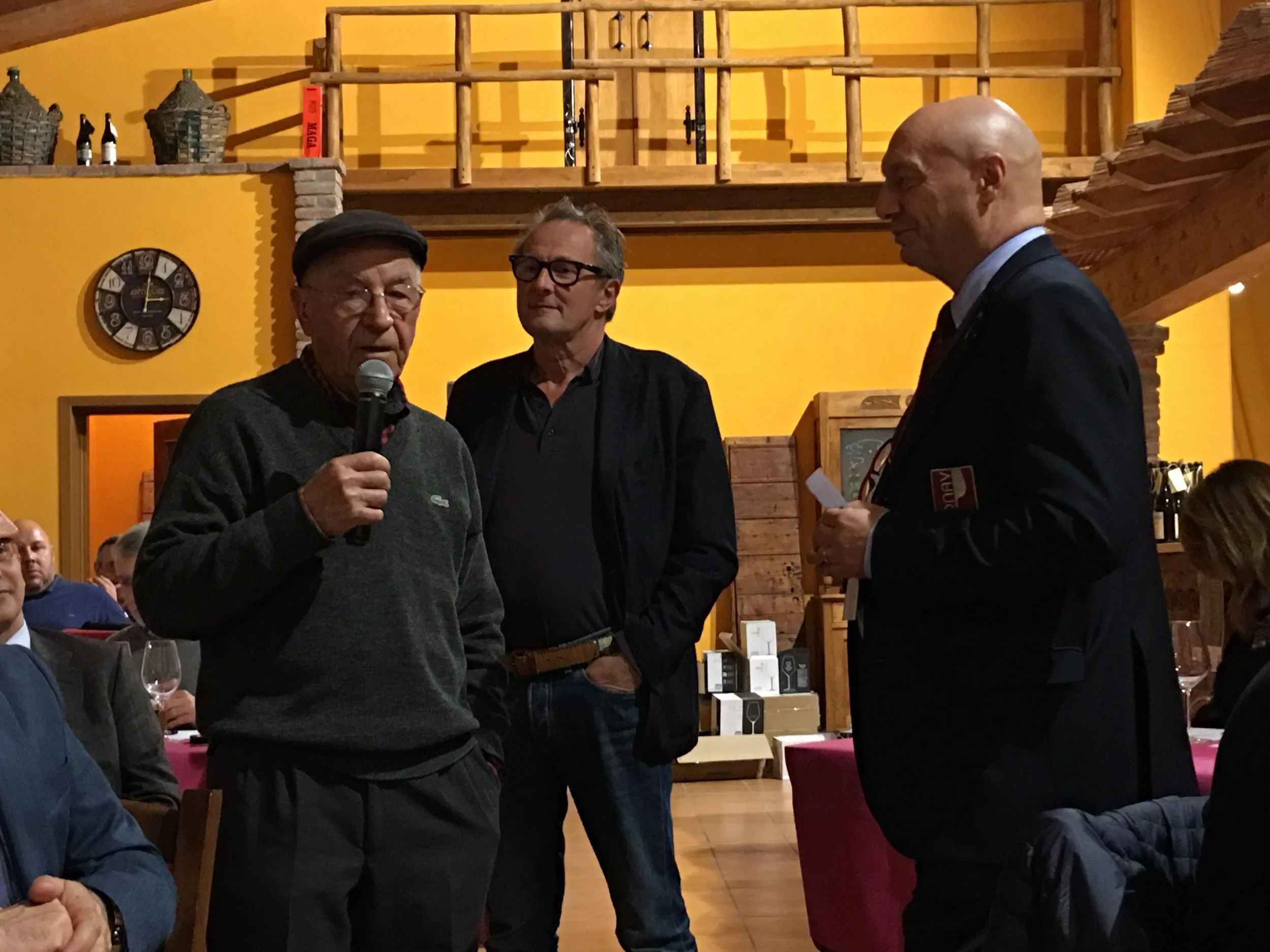 Lino Maga, Walter Massa e Vito Intini, presidente nazionale ONAV (Credits: Livio Zucchelli).