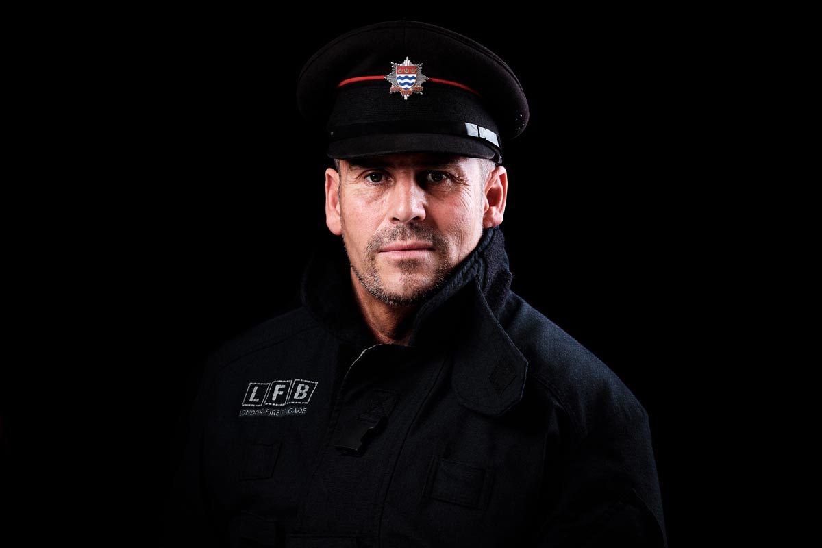 Male portrait - retired firefighter
