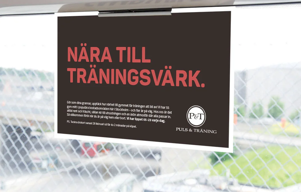 NKEL hjälpte gymkedjan Puls & Träning med ny identitet och kommunikation