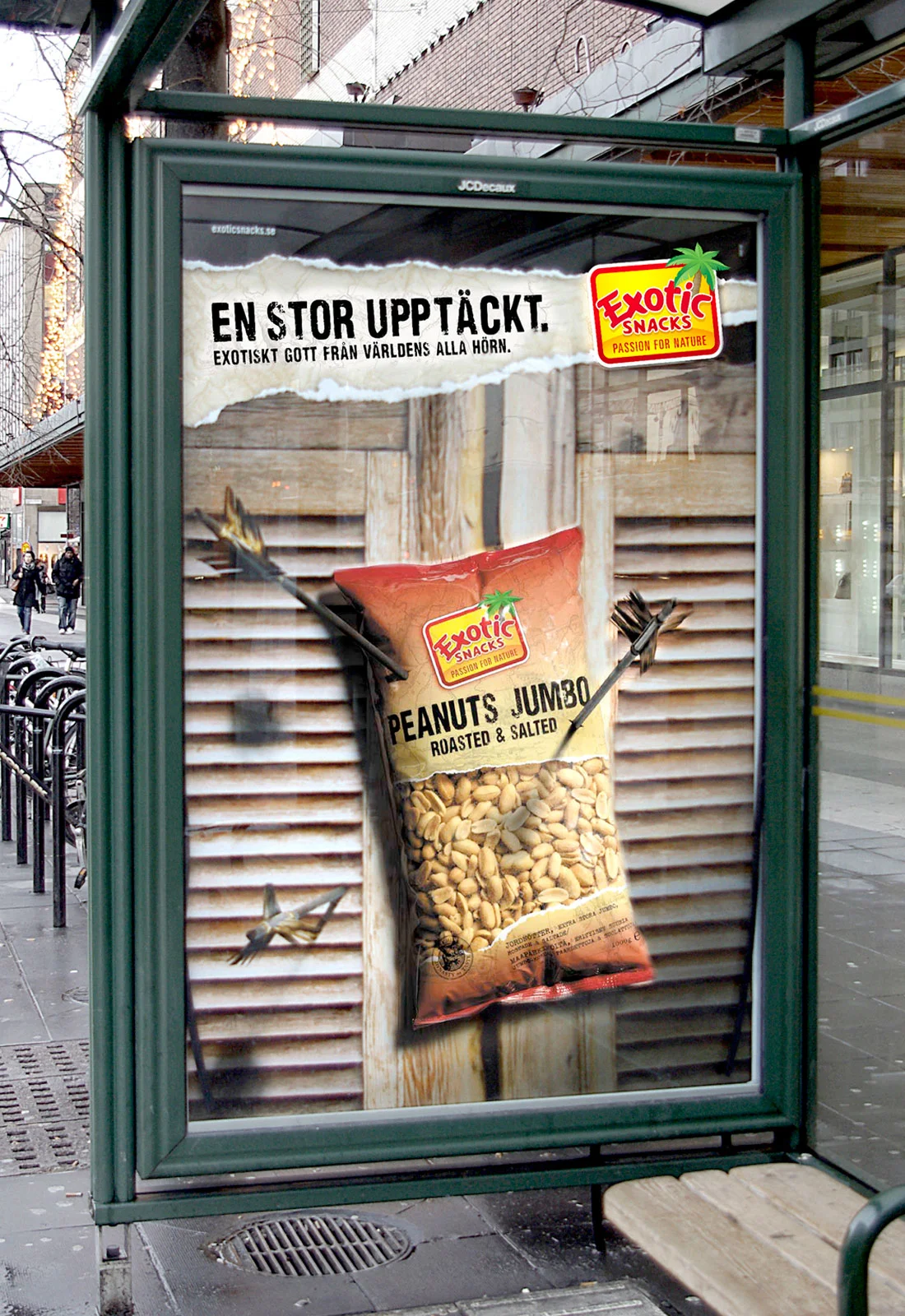 Nkel tog fram konceptet ”Upptäck” som berättar om Exotic Snacks senaste upptäckter i form av exotiskt gott från hela världen.