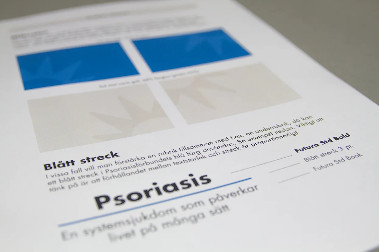 Den grafiska profilen uppdaterades under arbetet.