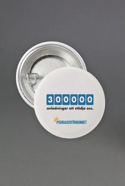 En trevlig badge som togs fram under kampanjen.