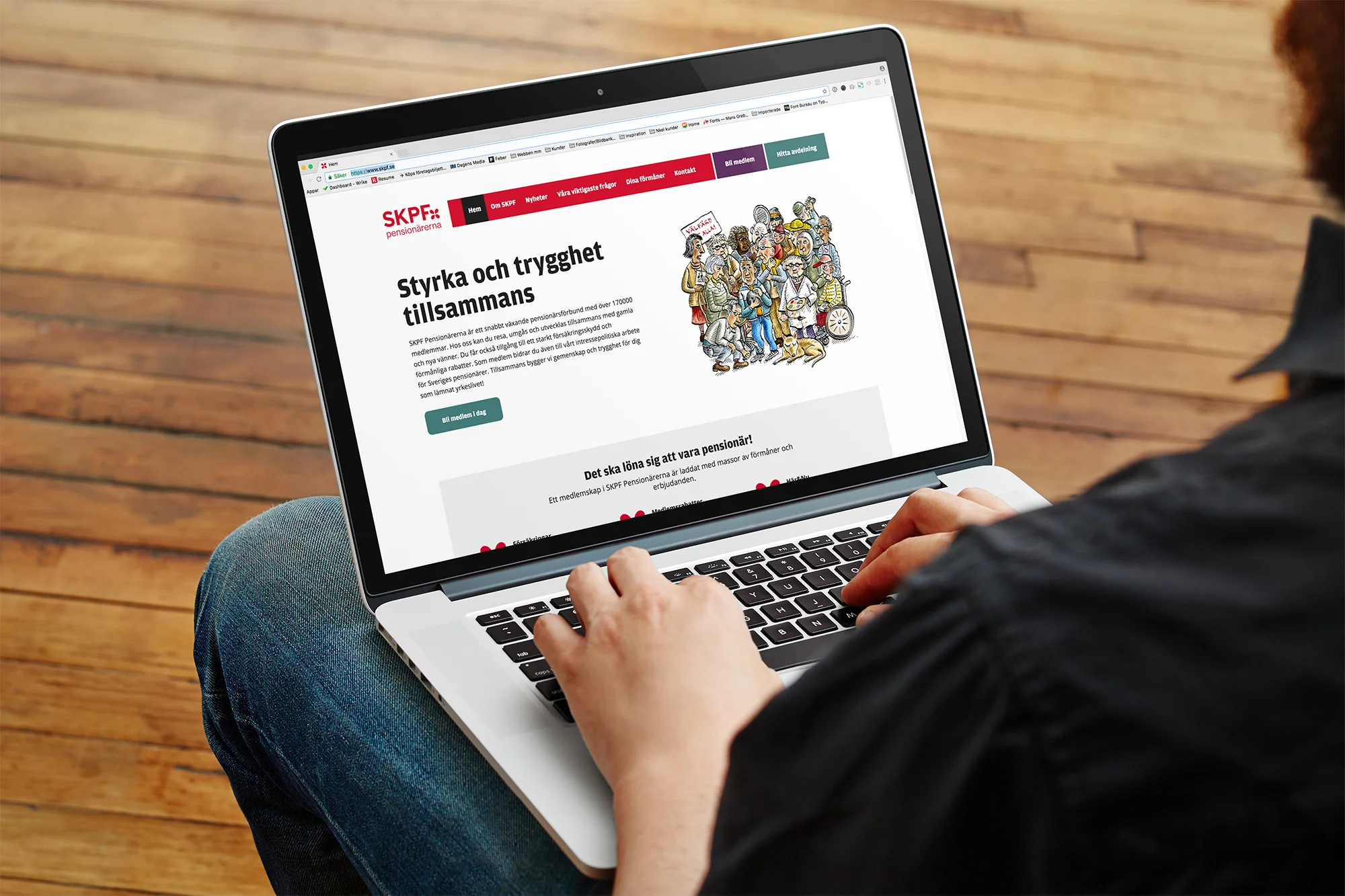 Ny skräddarsydd hemsida för SKPF utvecklad i WordPress