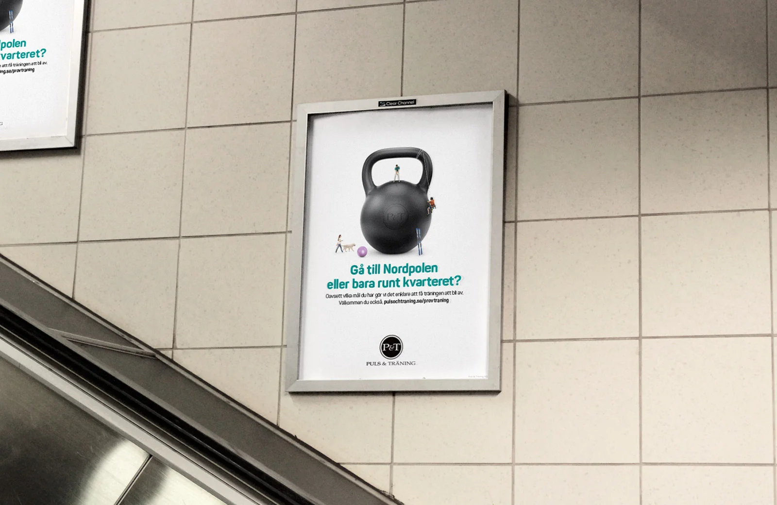 Ny reklamkampanj för Puls & träning signerad Nkel kommunikation, en reklambyrå i Stockholm.
