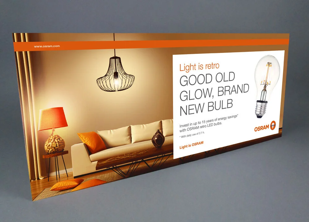 Internationell butikskampanj för Osrams nya LED-lampor