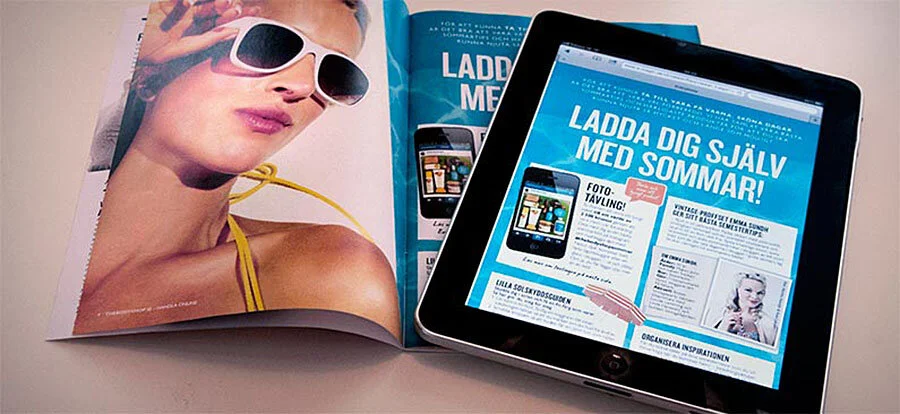 En digital kundtidning fullspäckad med extramaterial