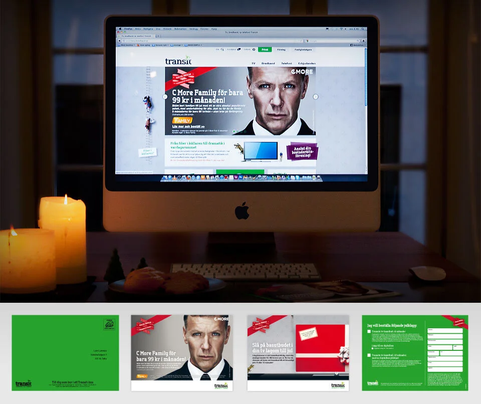 Transit levererar julstämning