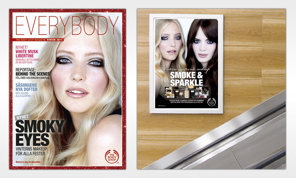 Vinterns gnistrande makeup