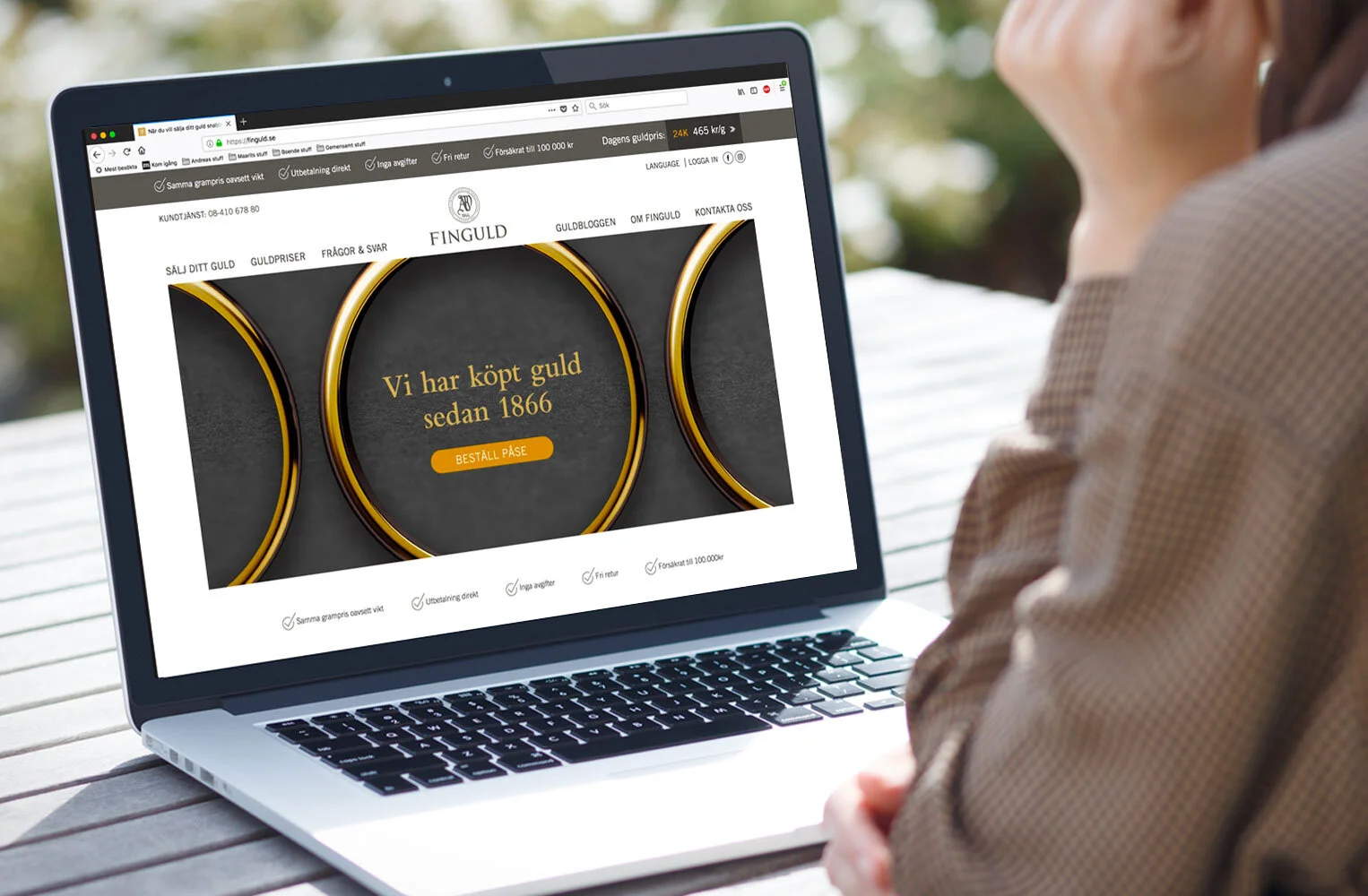 Att tala är silver. Att göra en bra hemsida är guld.