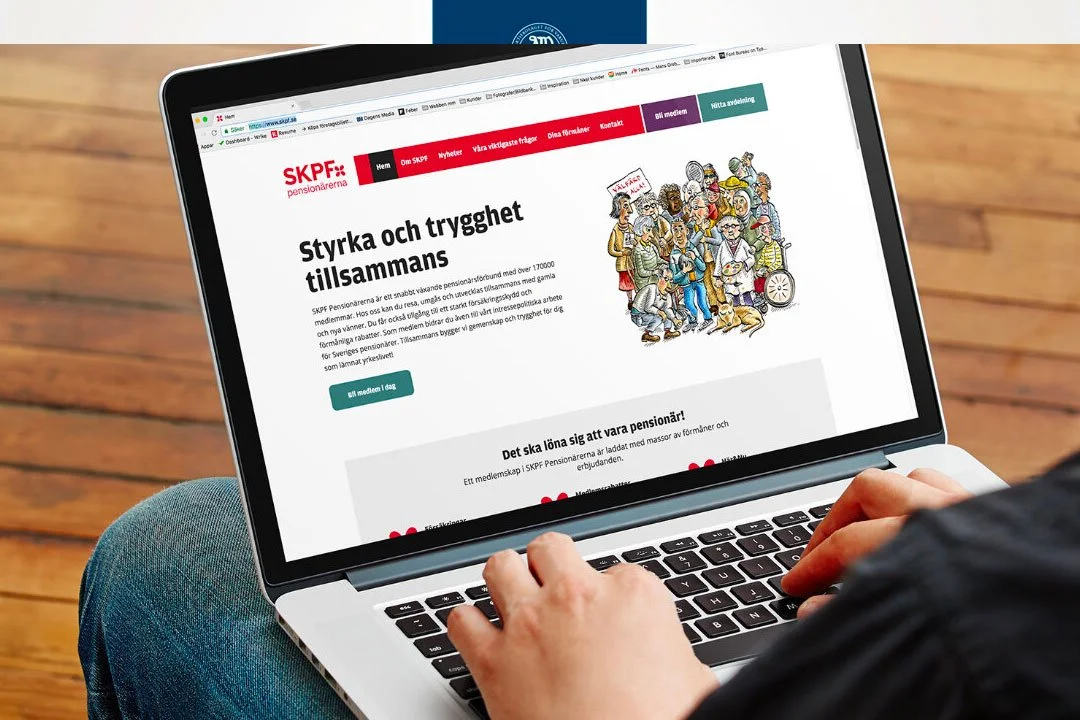 SKPF: Ny webb till förbund och lokalavdelningar