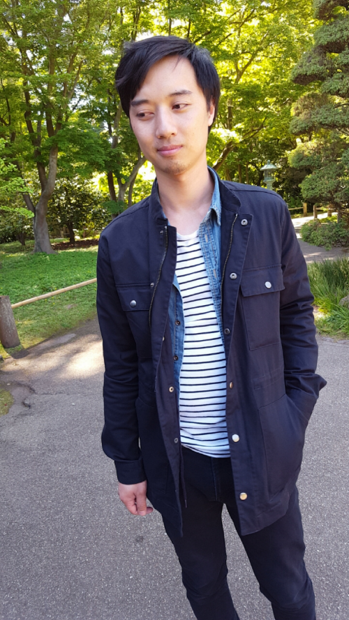 This is me at the Japanese tea garden in San Francisco. 