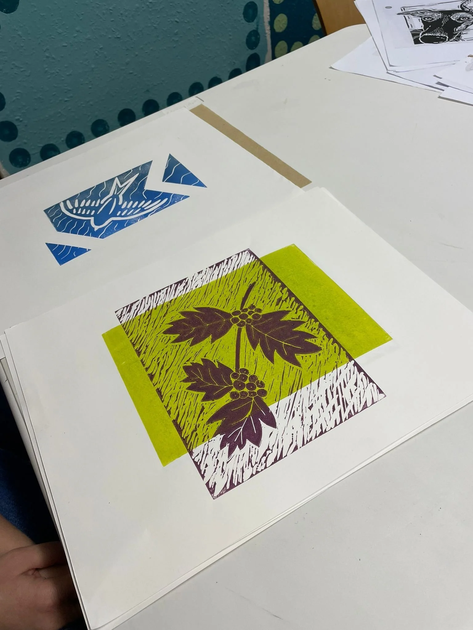 The Planetree Linoprinting Workshop 28th October