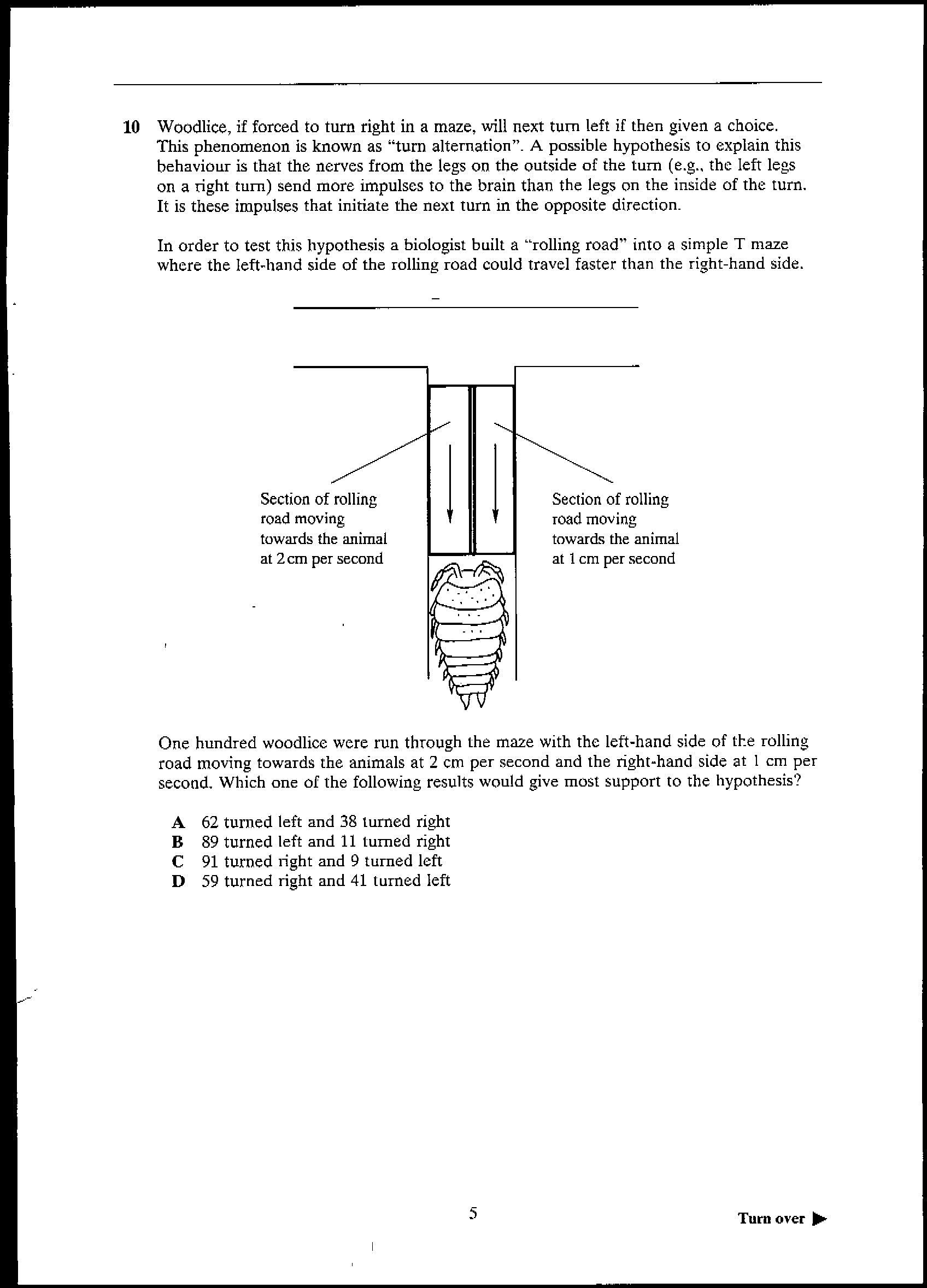 Old And Difficult Multiple Choice Questions A level Biology Online