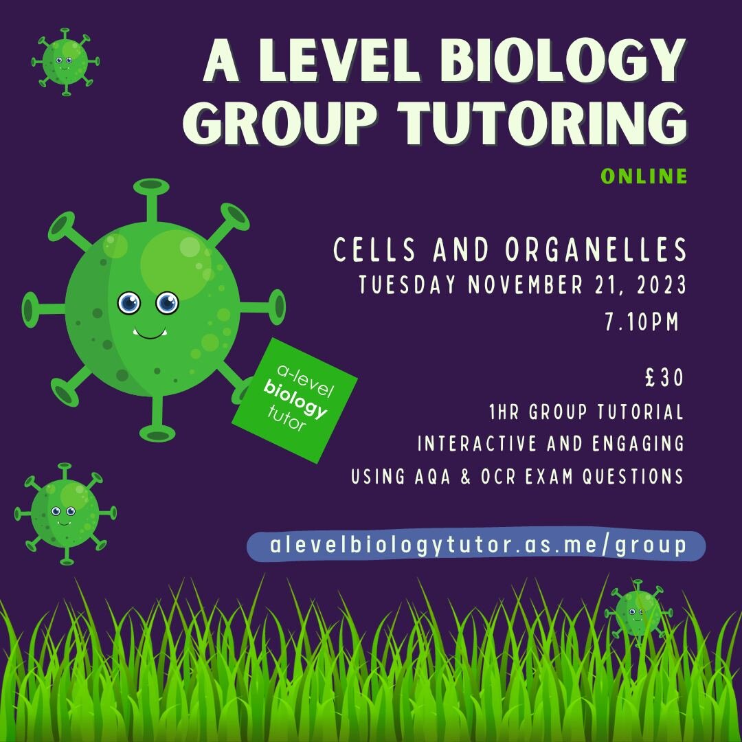 📢 Elevate Your Biology Skills with Expert Guidance! Join Our Weekly Group A-level Biology Tutoring Session on Cells and Organelles: Mastering the Fundamentals! 🔬📚

🗓️ Date: Tuesday, November 21, 2023
⏰ Time: 7:10 PM
📍 Location: Online

Attention