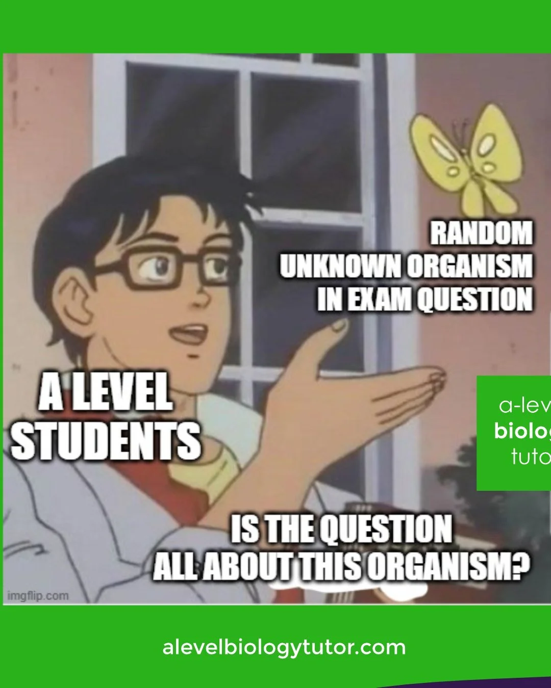 Exam tip: don't panic if the exam question is about an organism you've never heard of before #ALevelBiology #aqabiologyalevel 
#BiologyRevision #aqabiology #ocrbiology