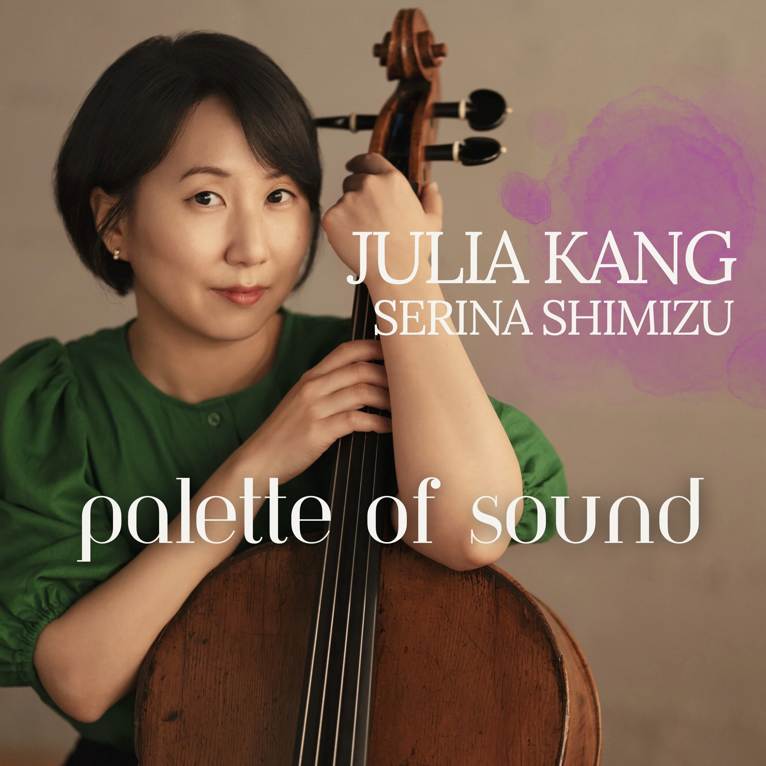 Cover artwork for Palette of Sound, the debut album by Julia Kang and Serina Shimizu.