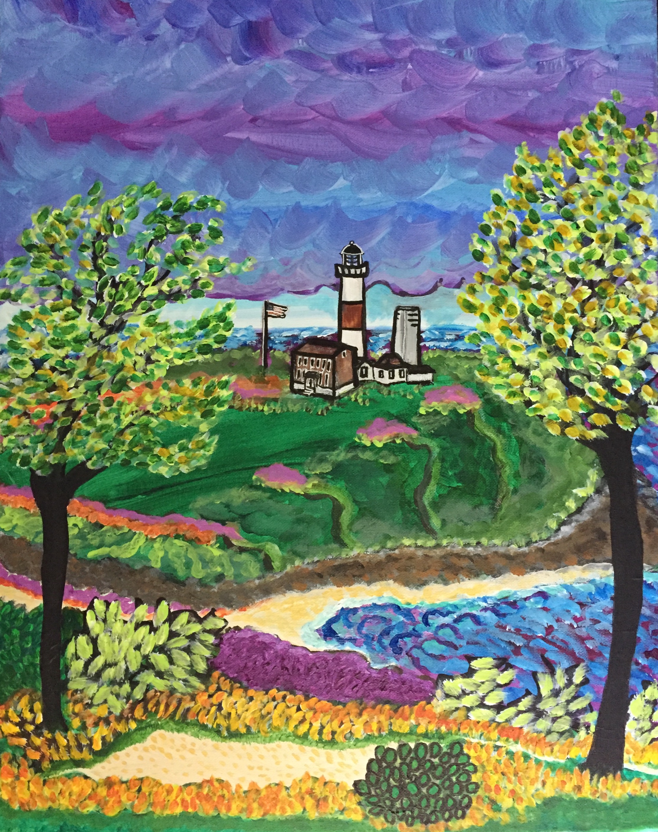 Montauk Lighthouse from Camp Hero, 2017