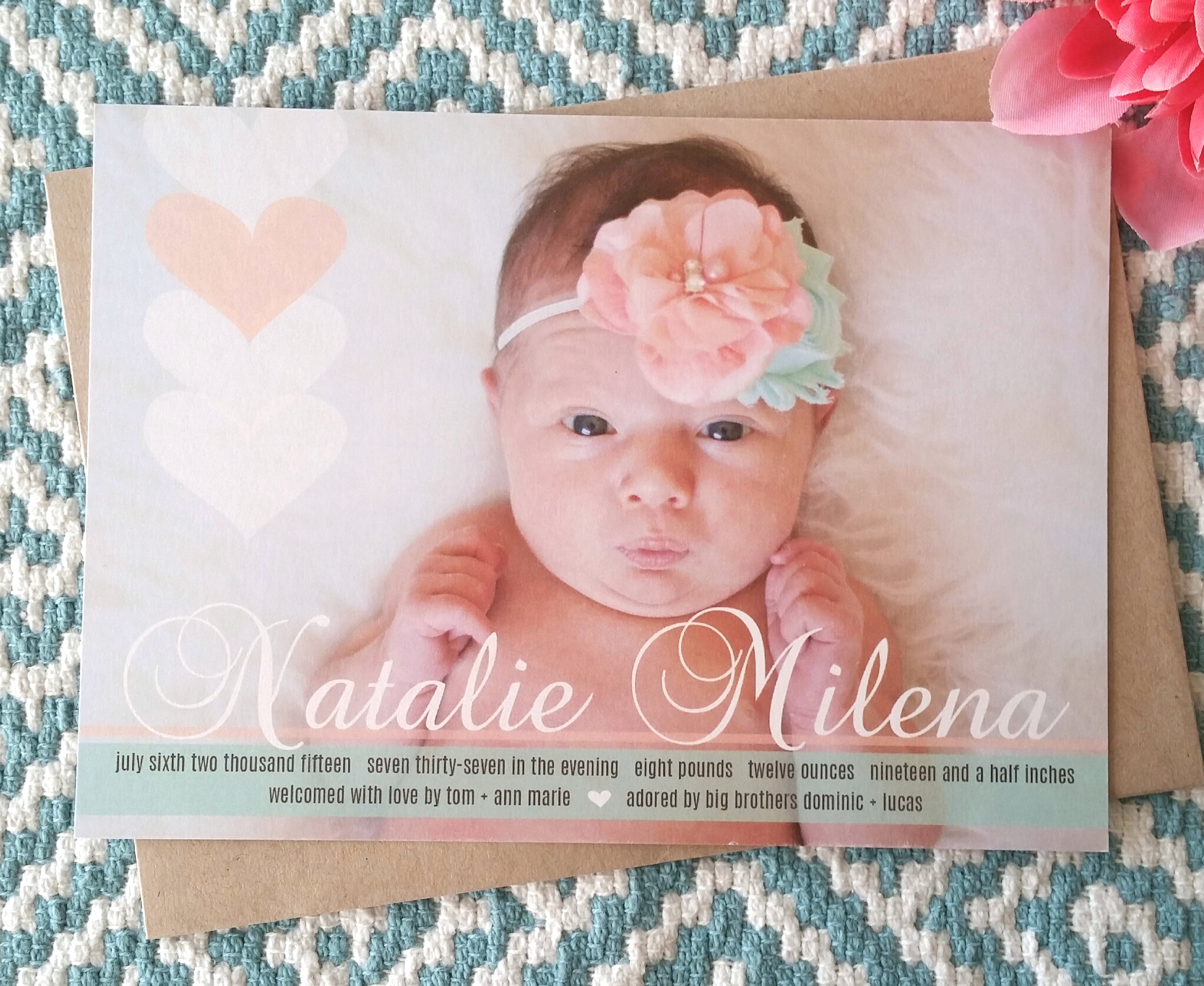 Sweet Peach Hearts Birth Announcement.jpg