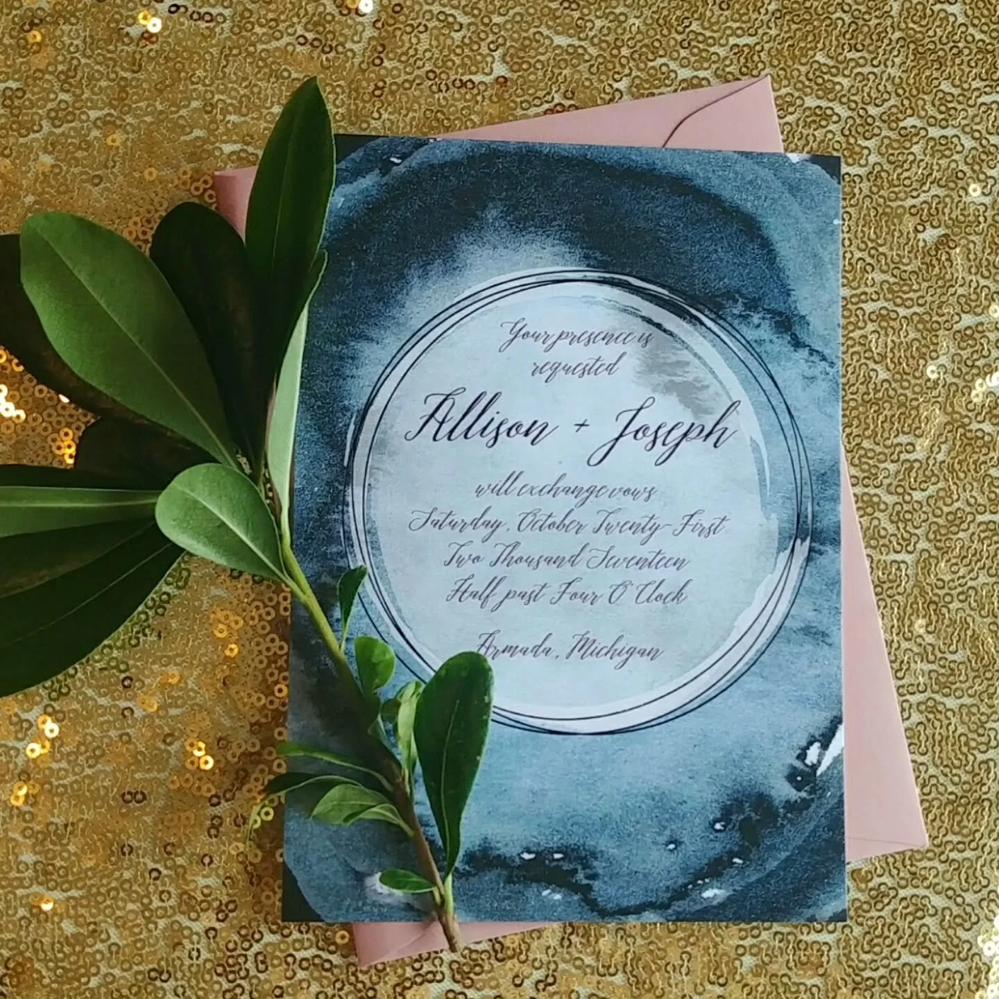 I don't know about you but I will always love moody watercolors. ✨️

#weddinginvitations #winterweddings #watercolorwedding #cordialpunch