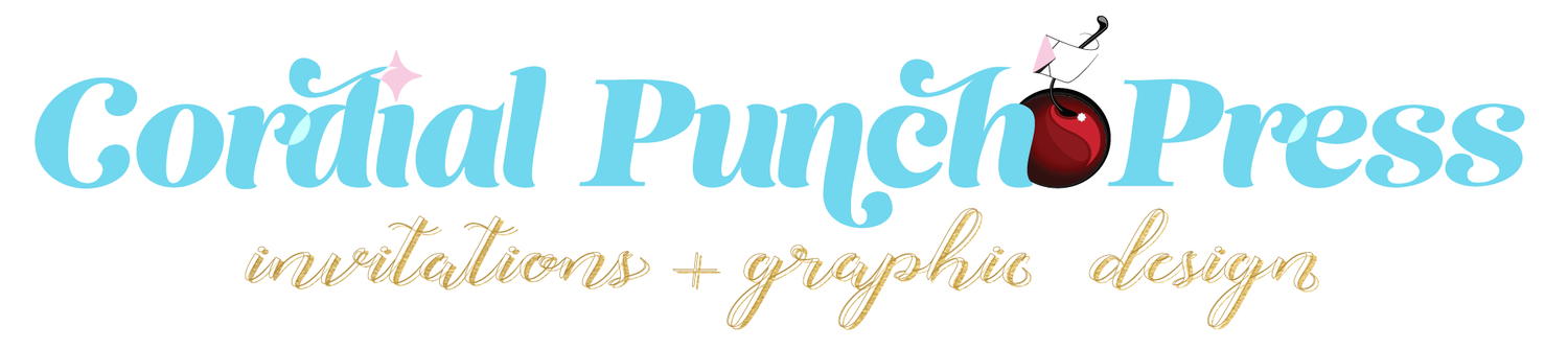 Cordial Punch Press | Invitations &amp; Design