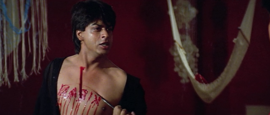 'K-K-K-Kiran', SRK in Darr 1993, being 'disturbed but cute'.