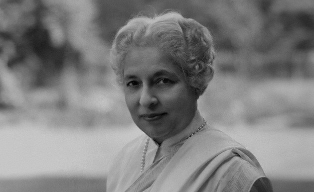 Vijaya Lakshmi Pandit, photographed by Rex Coleman for Baron Studios