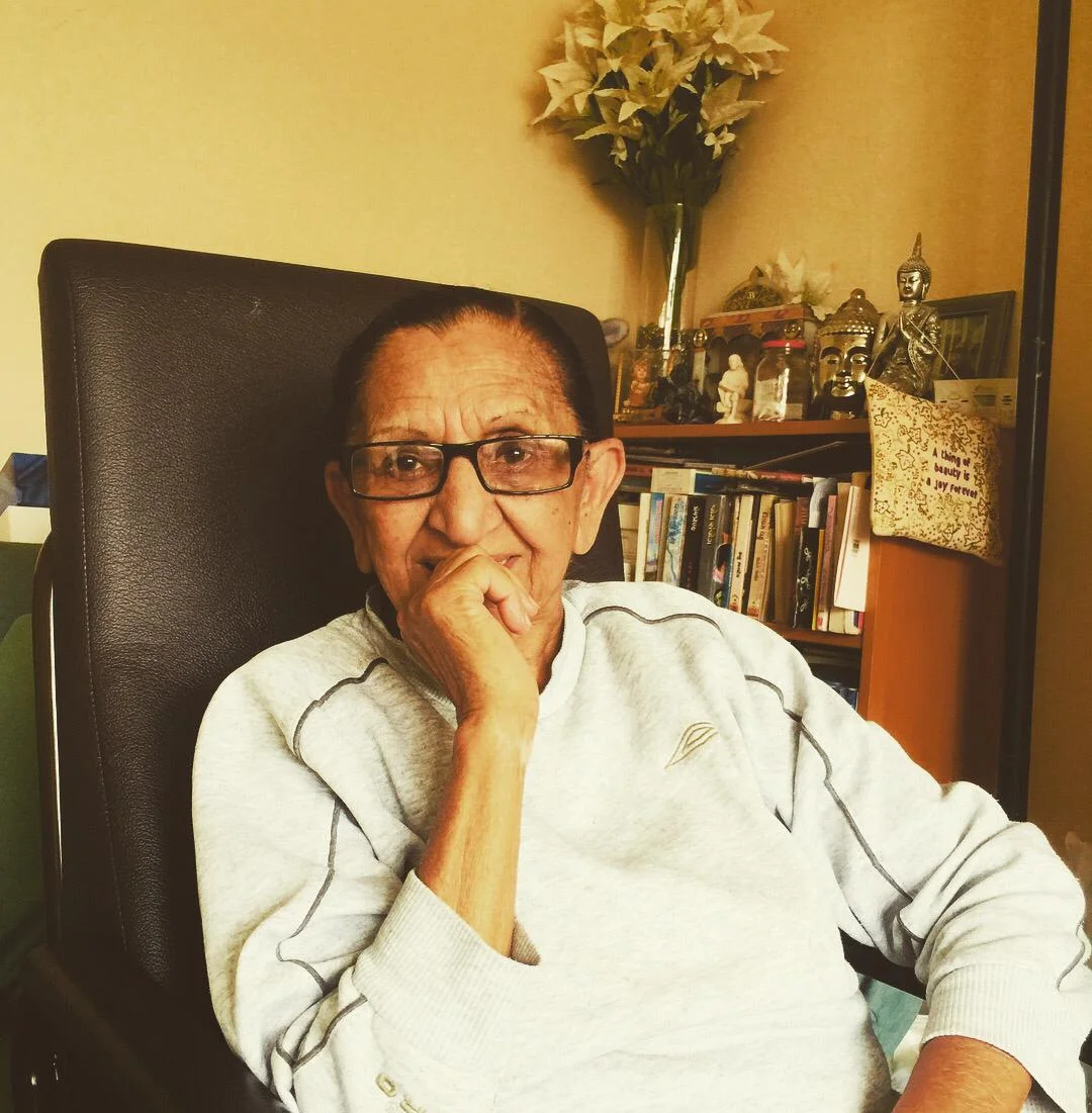 80 year-old Champa. Photo-credit: Jodie Ravina Champaneria