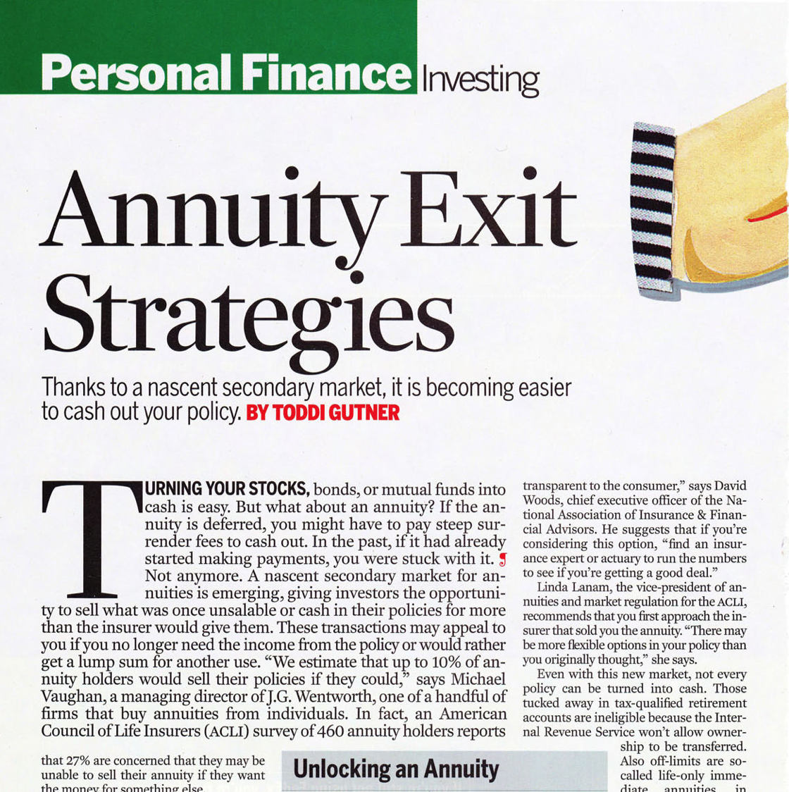 Annuity exit strategies