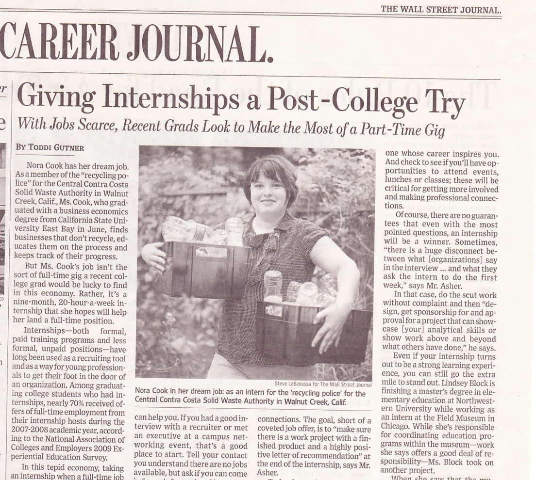 Giving internships a post-college try