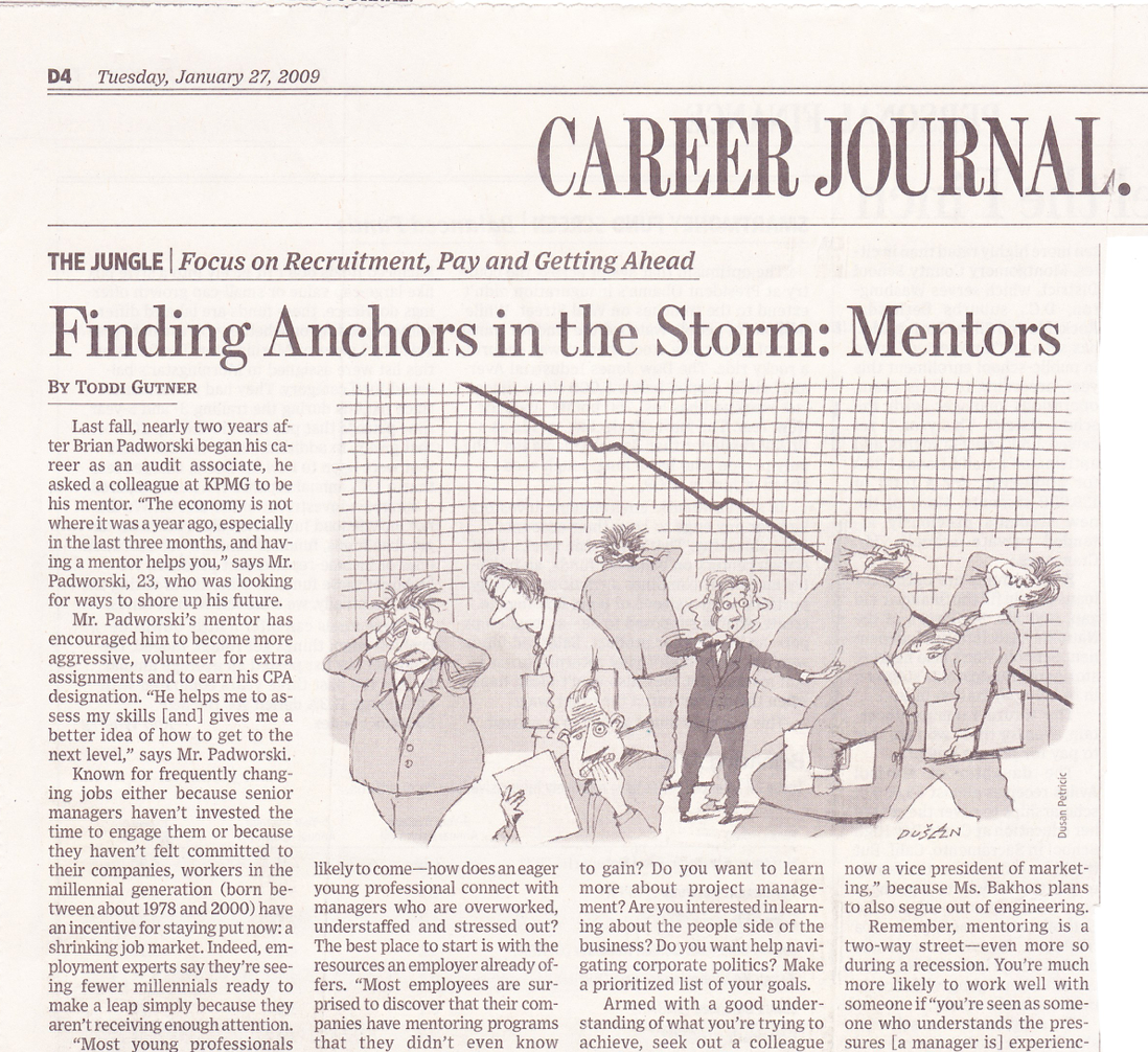 Finding anchors in the storm: Mentors