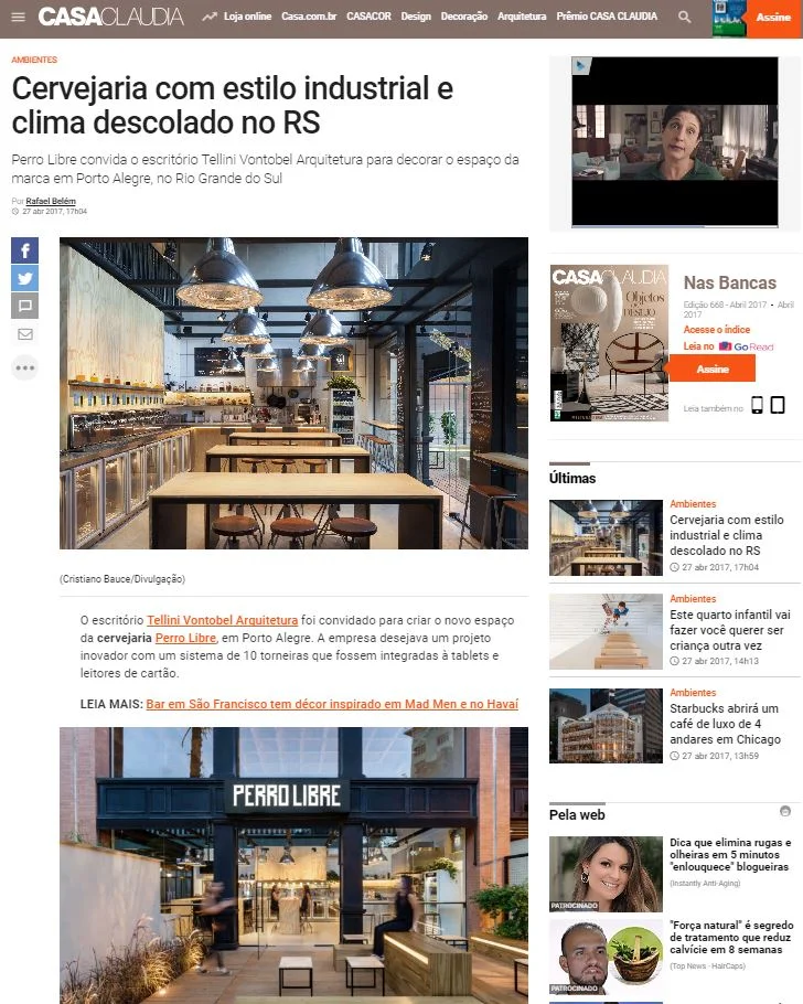  Revista Casa Claudia &nbsp;| 27.04.2017 