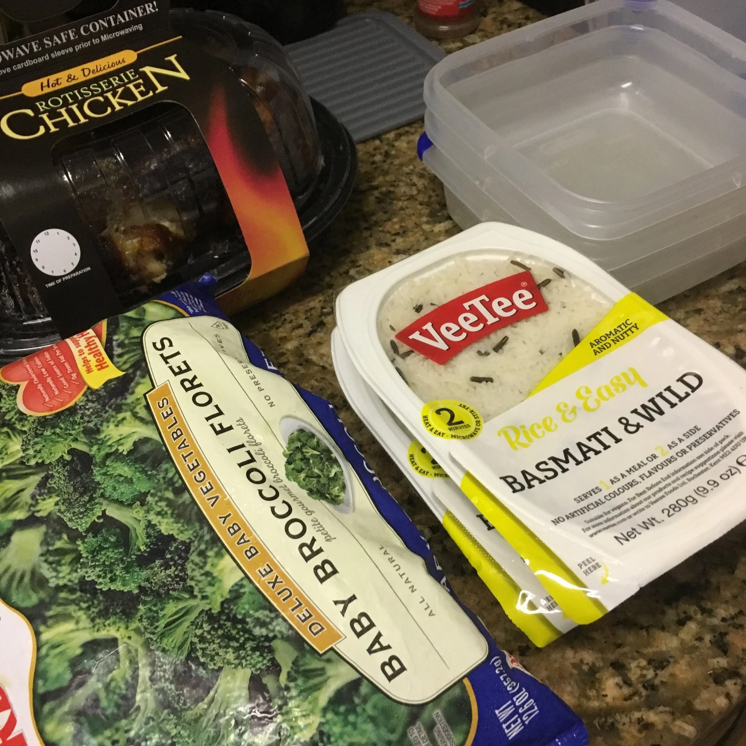 Three common items less than 20 dollars. Also, I recommend purchasing broccoli florets and not cuts.