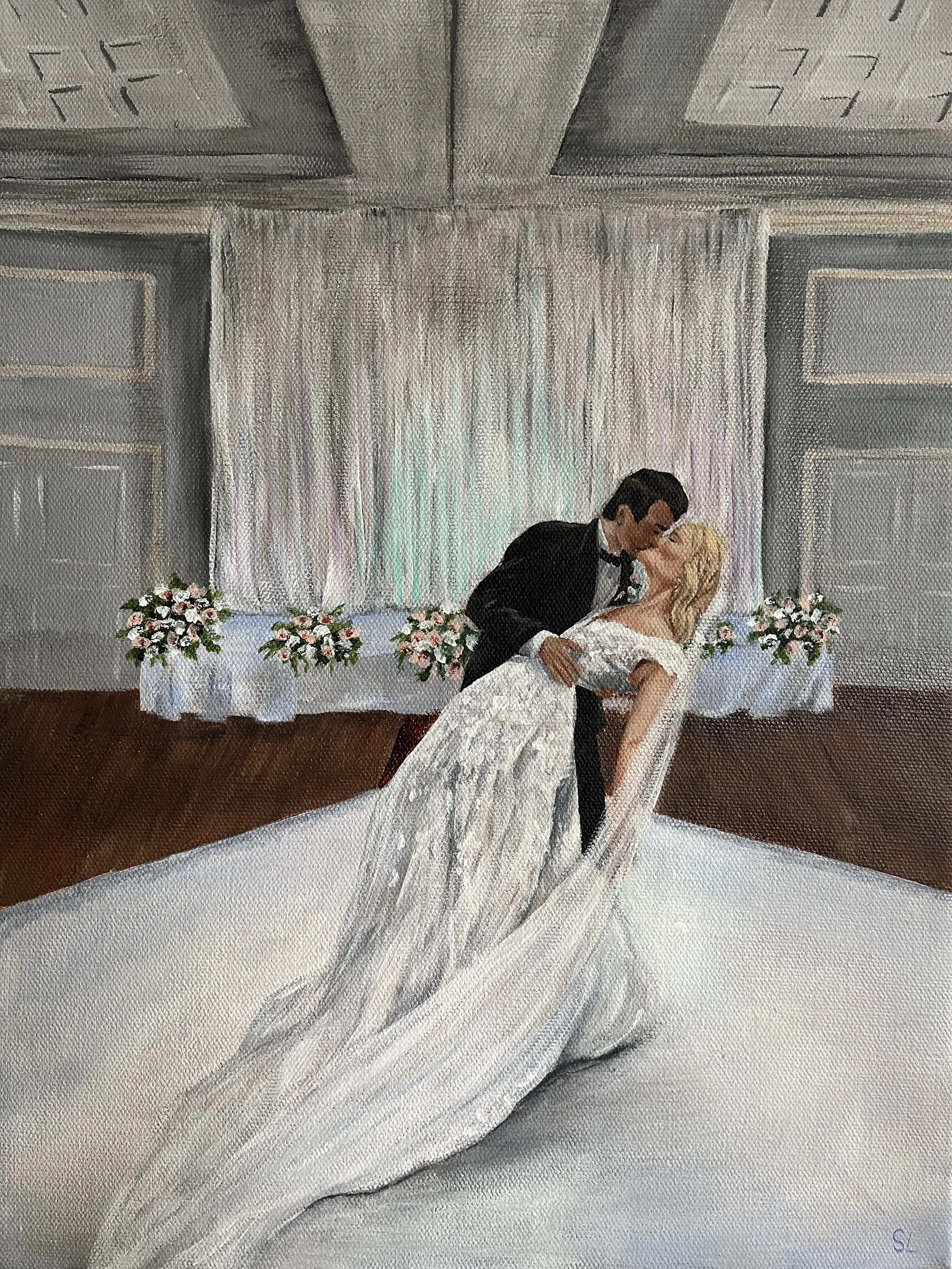   Rachel &amp; Ryan   Drury Lane Theater &amp; Events, Oak Brook  11”x14”  2023 