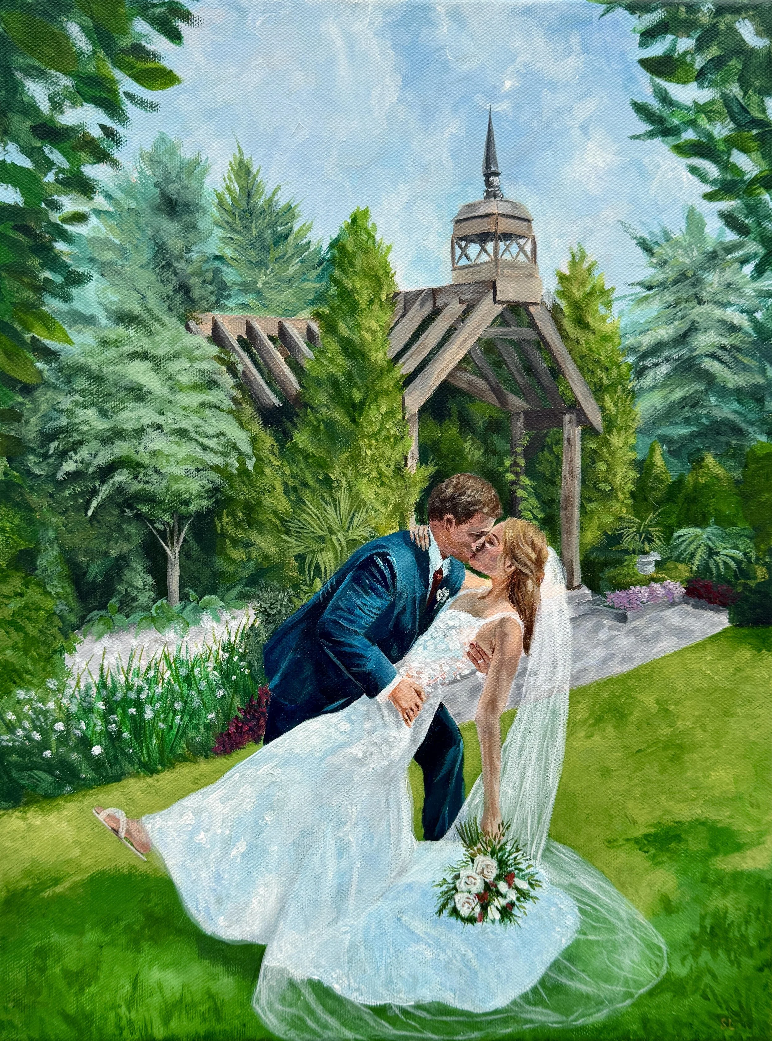   Maddie &amp; Brendan   The Farmhouse, Plainfield  11”x14”  2025 