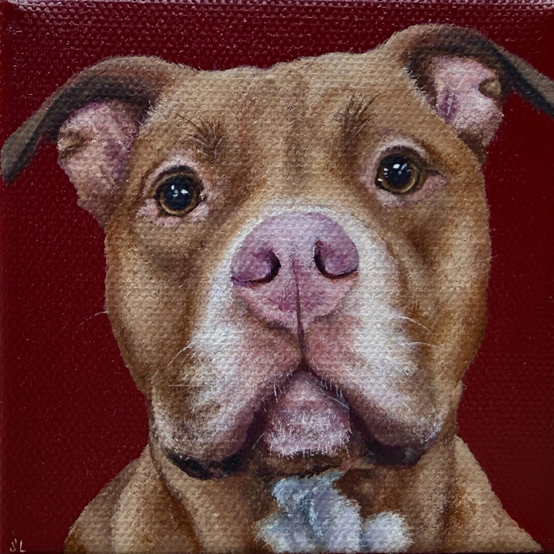   DJ   Acrylic on Canvas  4”x4”   2026   SOLD  