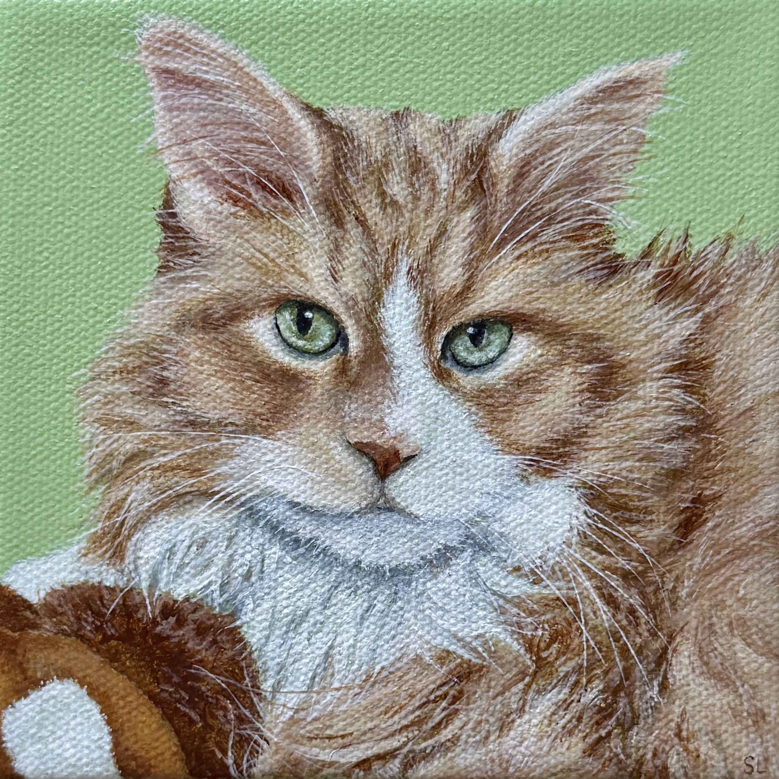   Eilot   Acrylic on Canvas  5”x5”  2026   SOLD  