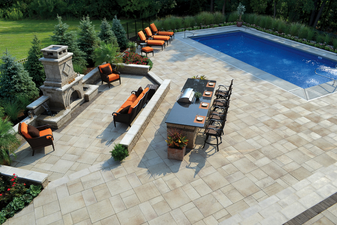 Unilock Patio Pavers For Durable Yet Stylish Landscape Design On