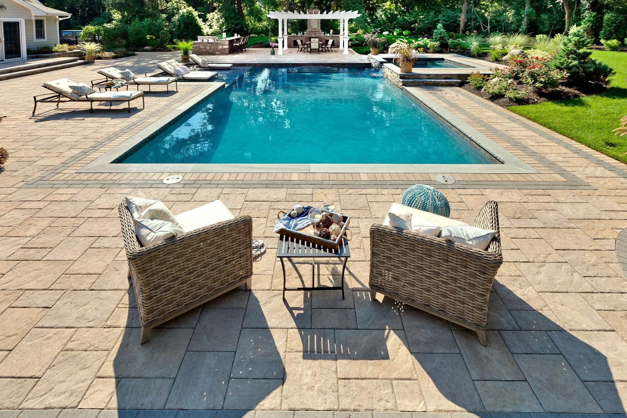 Landscape Design Ideas for Adding a Mediterranean Touch to a Westhampton, NY, Backyard