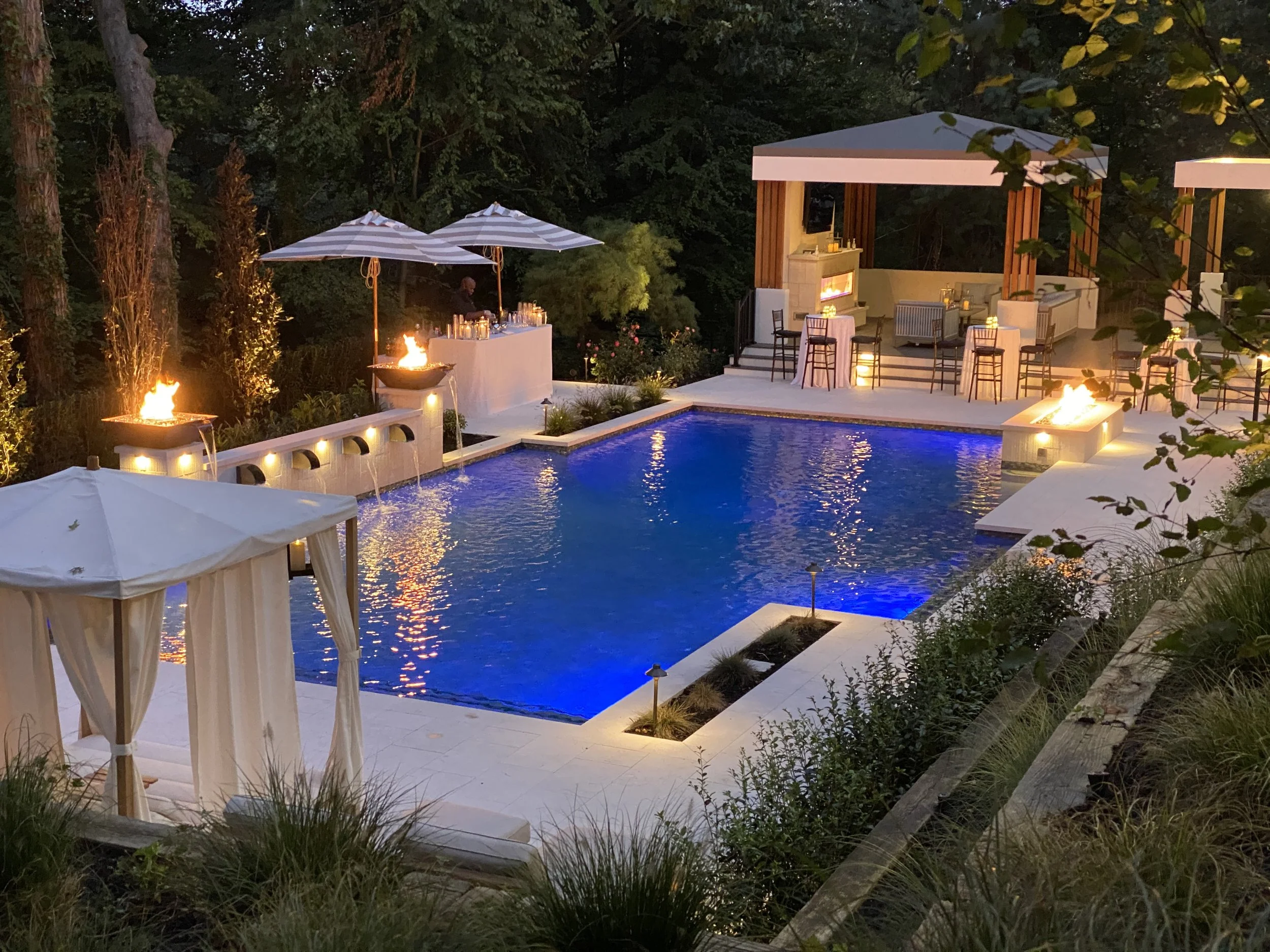 custom luxury pool built by pool company in Cold Spring Harbor, NY