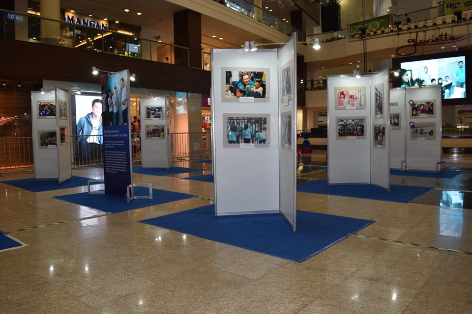 Some of the photos at the exhibit. Photo courtesy of Amcham Foundation