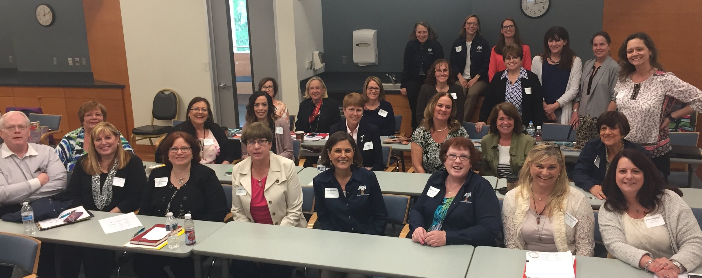 Members participating in the quarterly chapter meeting.