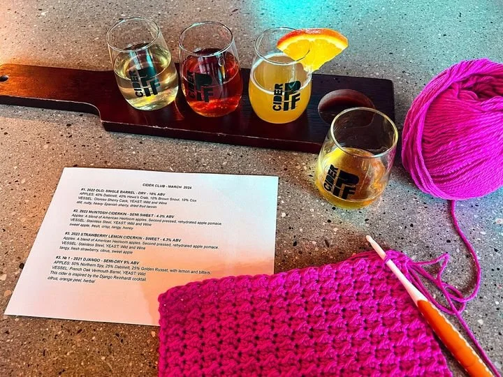 Crocheting with cider.jpeg