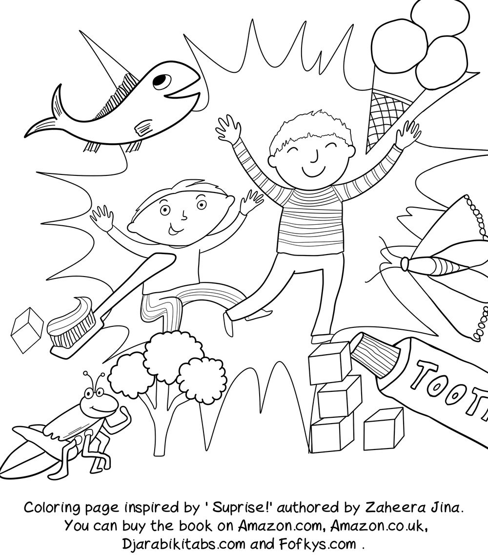 FREE DOWNLOAD  COLORING PAGES FROM OUR CHILDREN'S BOOKS — Djarabi ...