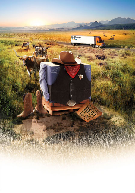 TRG Reality Composite Imagery and Retouching for Reddaway Trucking. 
