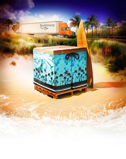 TRG Reality Composite Imagery and Retouching for Reddaway Trucking. 