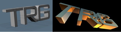TRG Reality CGI Logo. 